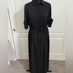 Torrid Black Button-Down Swim Coverup